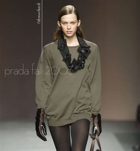 prada fall 2003|throwback: prada fall 2003. .